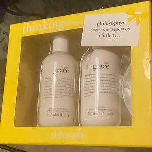 Philosophy Pure Grace set of Body Wash and Lotion, NIB